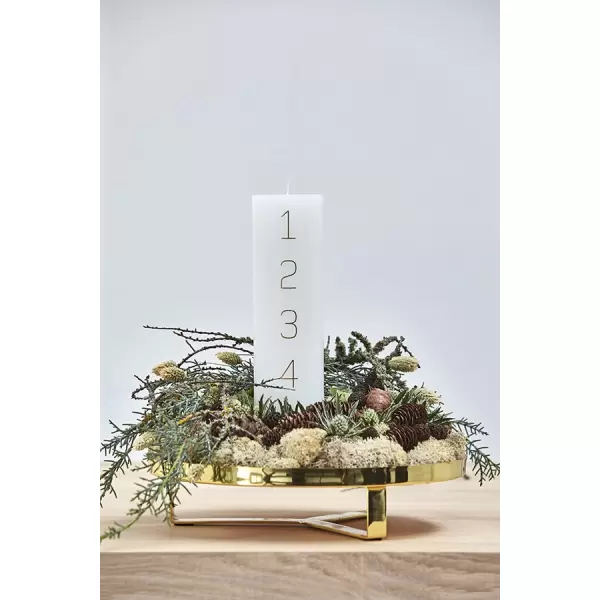 KunstIndustrien - Adventslys 7*24, Sølv