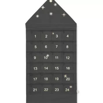 Ferm Living - Star Julekalender, Mørkegrøn