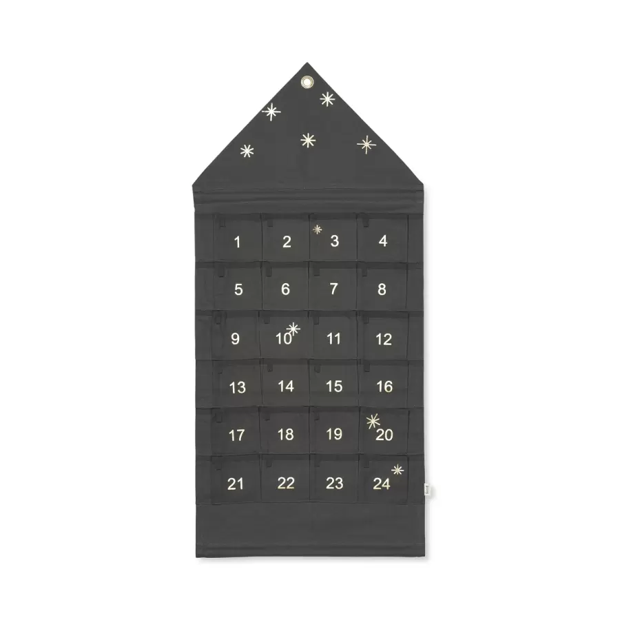 ferm LIVING - Star Julekalender, Mørkegrøn