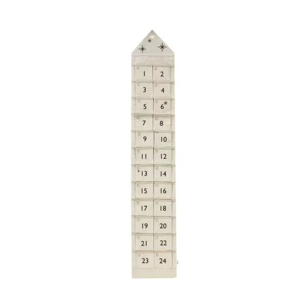 ferm LIVING - Star julekalender Smal, Sand