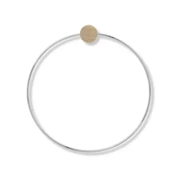 Ferm Living - Håndklædeholder krom