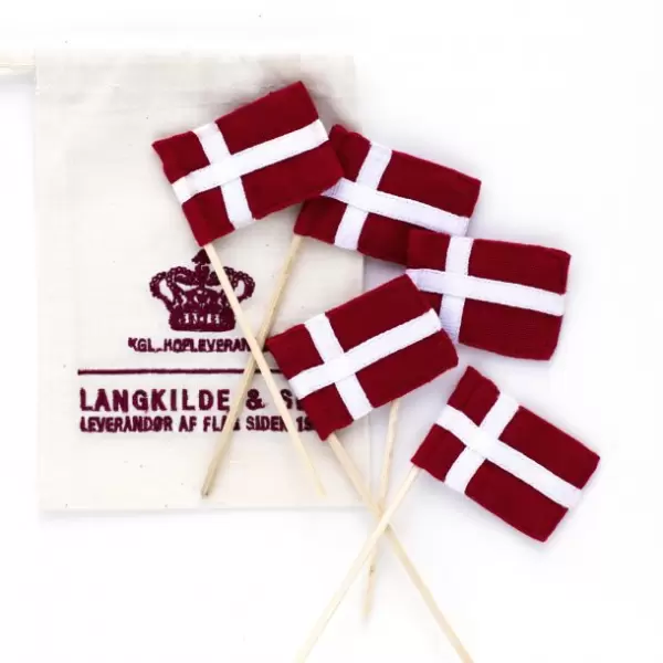 LANGKILDE & SØN - Lagkageflag, DK 5 stk