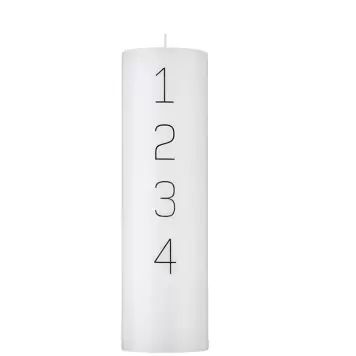 KunstIndustrien - Adventslys 7*24, Sorte tal KunstIndustrien - Adventslys 7*24, Sorte tal