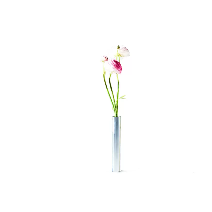 ByHolmer - Slim vase, stål 17cm.