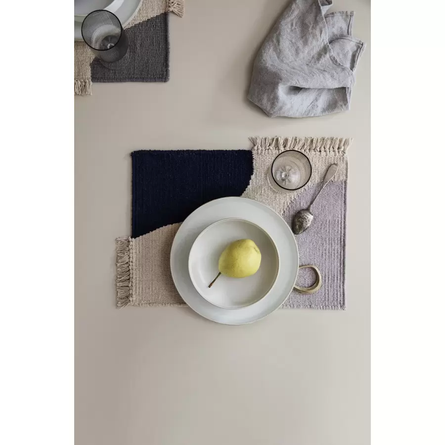 ferm LIVING - Sekki tallerken stor - cream