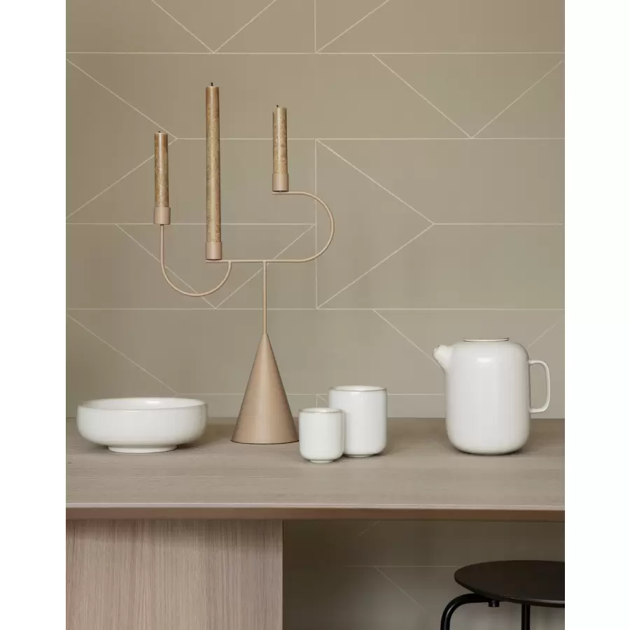 ferm LIVING - Sekki skål - stor, cream