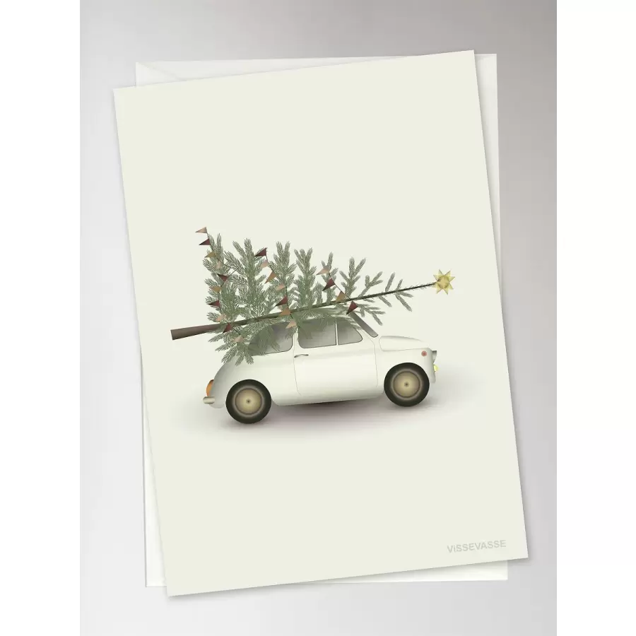 Vissevasse - CHRISTMAS TREE & LITTLE CAR -