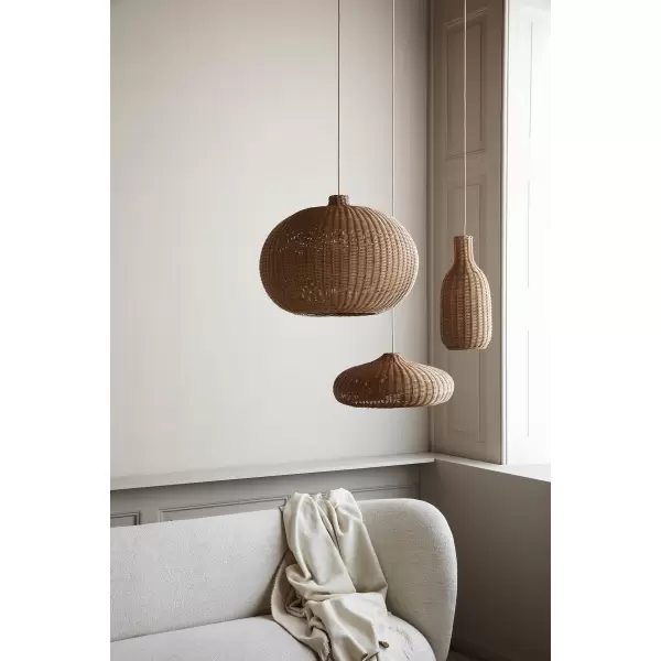 ferm LIVING - Braided Bottle Lamp Shade