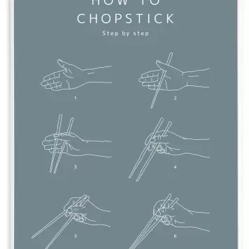taisho - How to chopstick A4