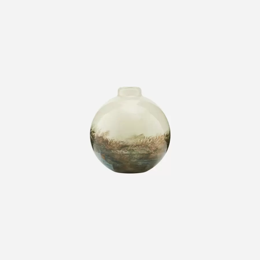 House Doctor - Vase Earth Beige/Metallic, H:11,4