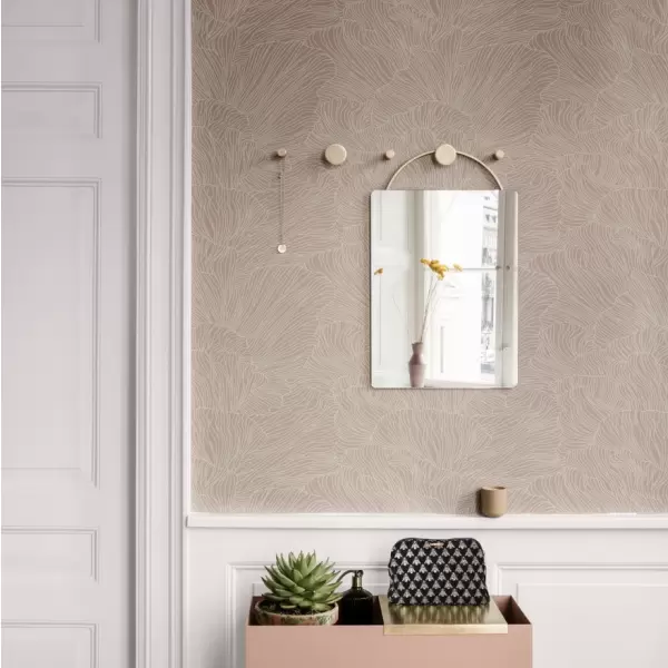 Ferm Living - Hook lille small knage i ægte messing, fin til viskestykker