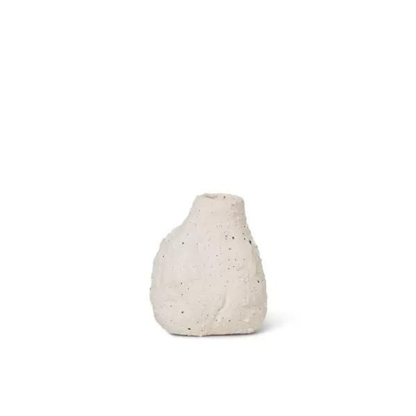 ferm LIVING - Vulca Minivase, Off-white stone