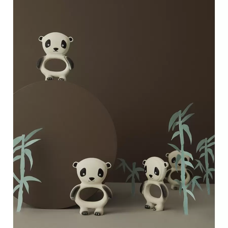 OYOY Living Design - Bidering Panda, Råhvid/sort