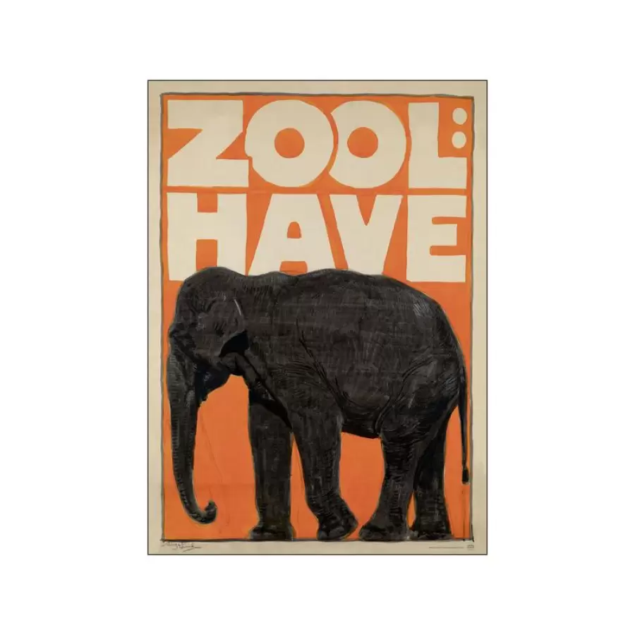 Poster and Frame - Aage Lund, Zoologisk Have 50*70