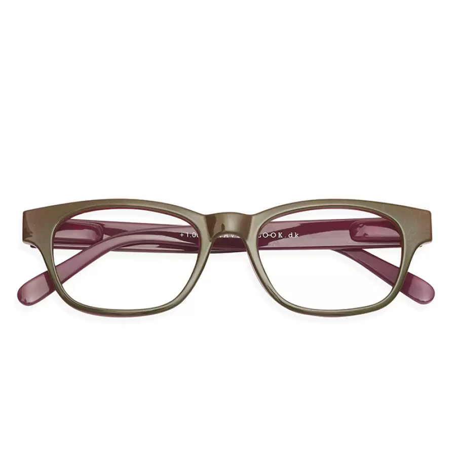 Have A Look - Læsebrille Mood, Olive/Plum