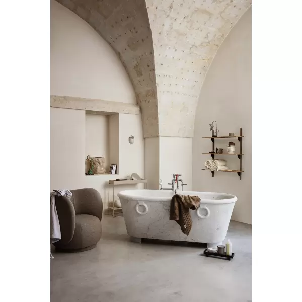 ferm LIVING - Bon træbakke sort, XS