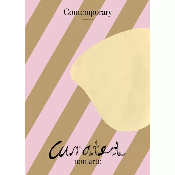 Nynne Rosenvinge - Curated, Mustard shape 50*70 Nynne Rosenvinge - Curated, Mustard shape 50*70