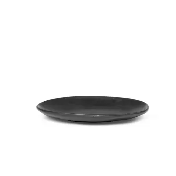 Ferm Living - Flow kage tallerken Sort, Ø:15