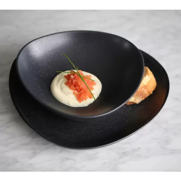 Ro Collection - Deep plate no. 52, Lava Stone