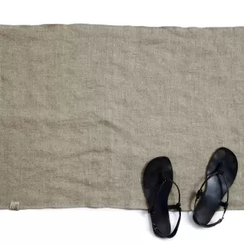 Lovely Linen - Bademåtte i hør Rustic 60*90 Lovely Linen - Bademåtte i hør Rustic 60*90