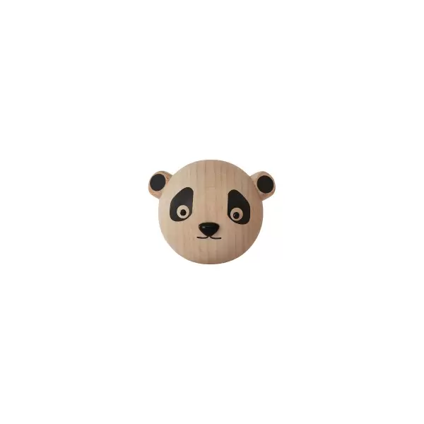 OYOY Living Design - Mini knage Panda, Natur