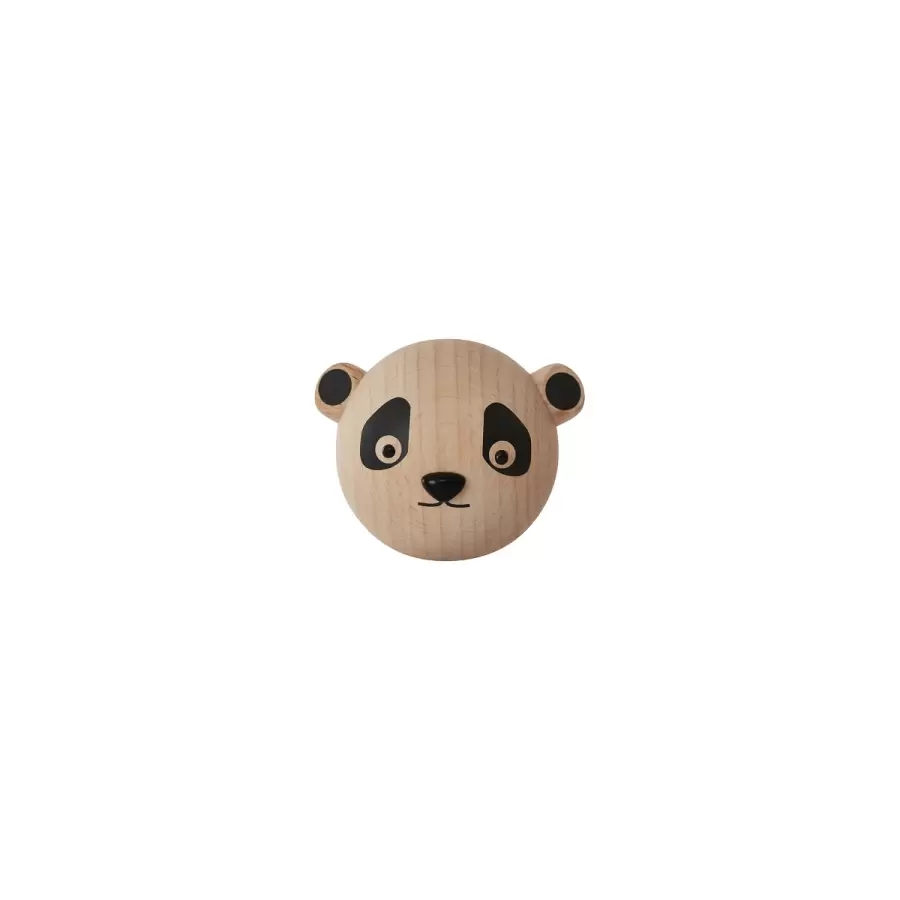 OYOY Living Design - Mini knage Panda, Natur