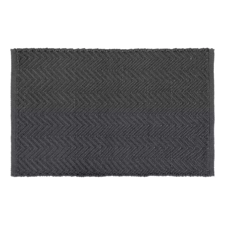 dixie - Måtte Herringbone PET, Mørkegrå 50*80