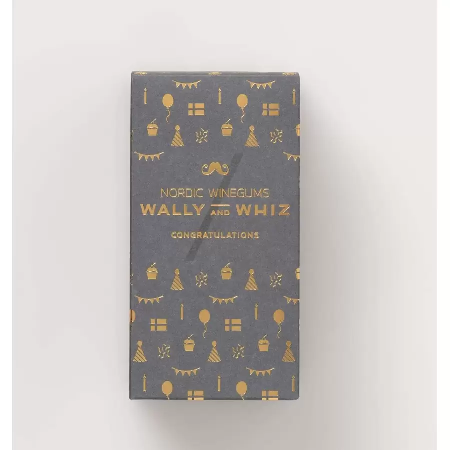 Wally and Whiz - Gaveæske Tillykke - fyldt med gourmet vingummi