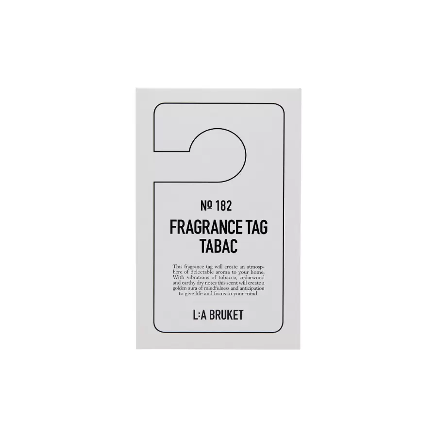 L:A Bruket - Fragrance Tag #182, Tabac