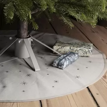 Ferm Living - Star juletræstæppe, Sand