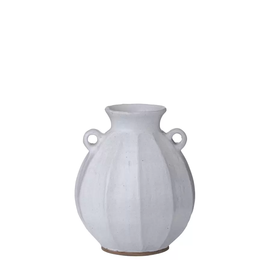 BUNGALOW - Vase Hvid, 22 cm.