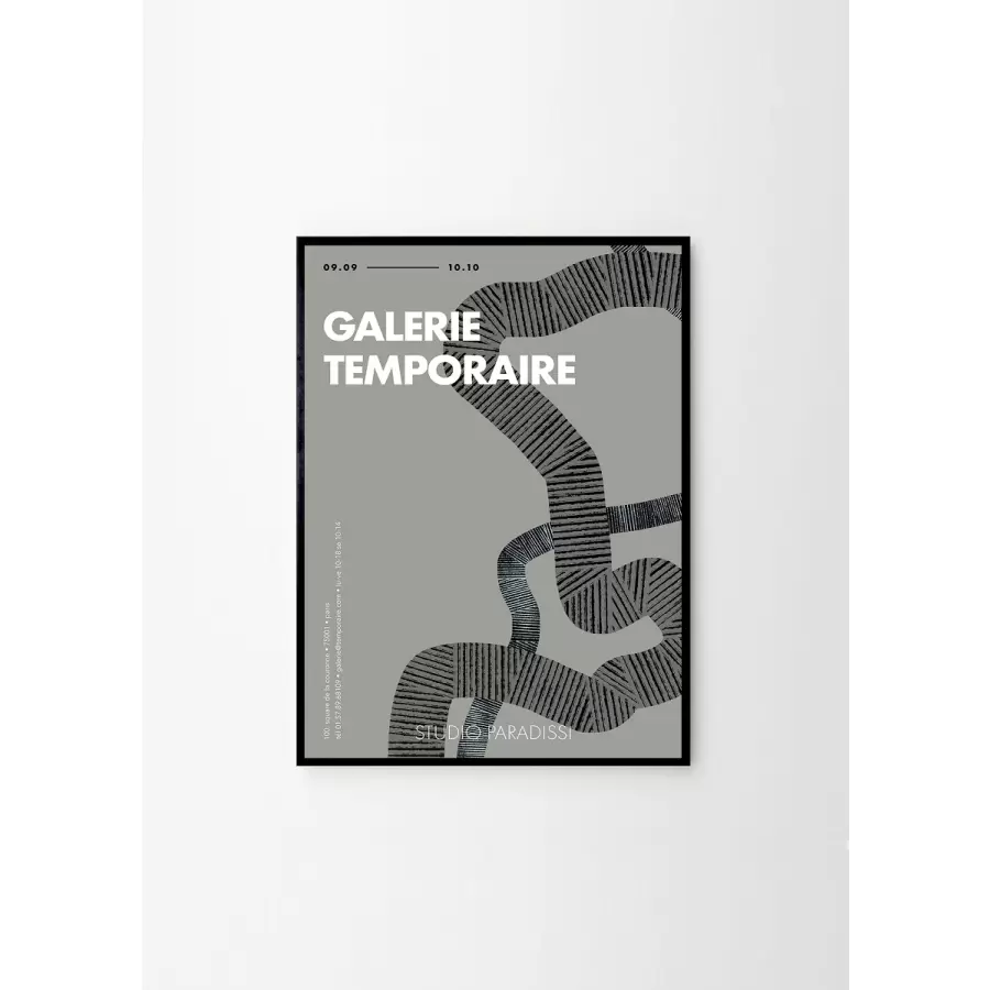 The Poster Club - Galerie Temporaire 47, Studio Paradissi 50*70