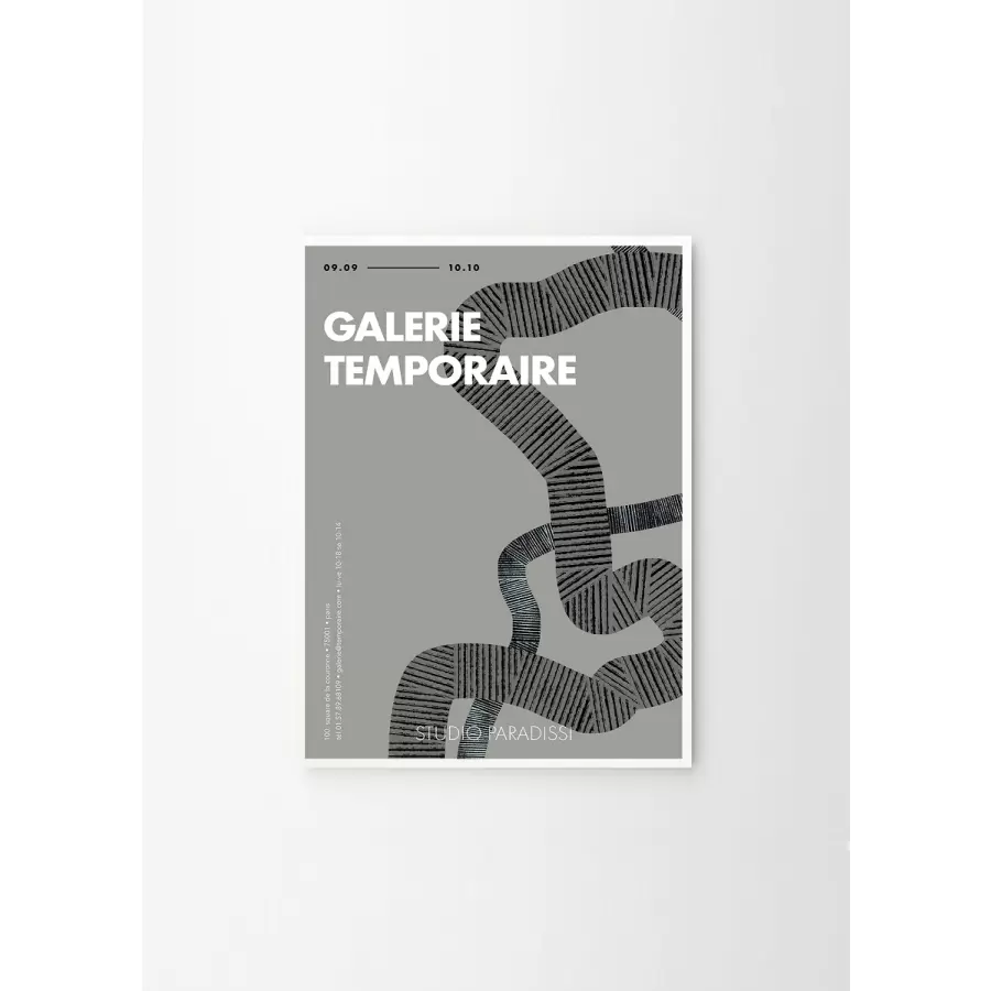 The Poster Club - Galerie Temporaire 47, Studio Paradissi 50*70