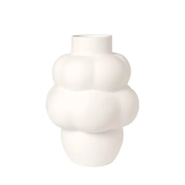 Louise Roe - Ceramic Balloon Vase #04, Raw White