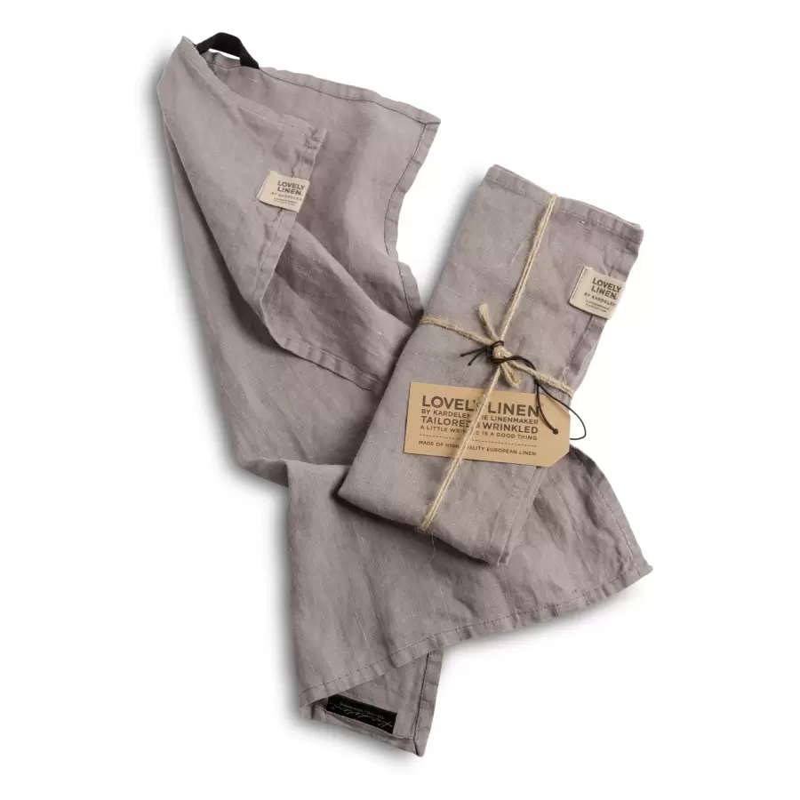 Lovely Linen - Hør gæstehåndklæde 35*50, fl. farver