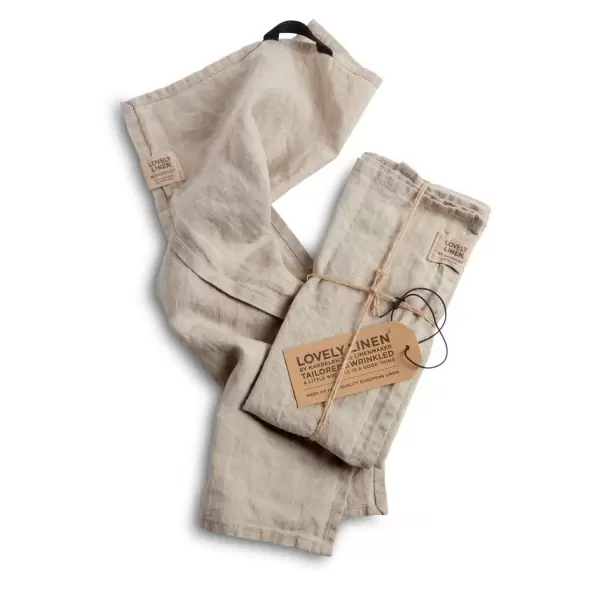 Lovely Linen - Hør gæstehåndklæde 35*50, fl. farver