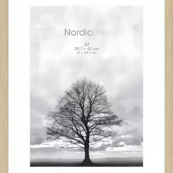 INCADO - Solid Oak med glas, A3