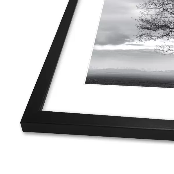 INCADO - Slim Black med glas, 40*50 - Hent selv