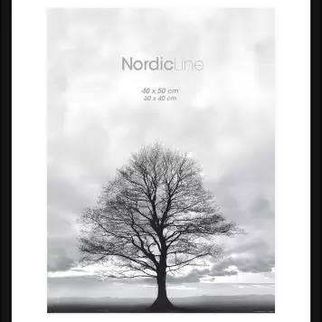 INCADO - Slim Black med glas, 40*50 - Hent selv
