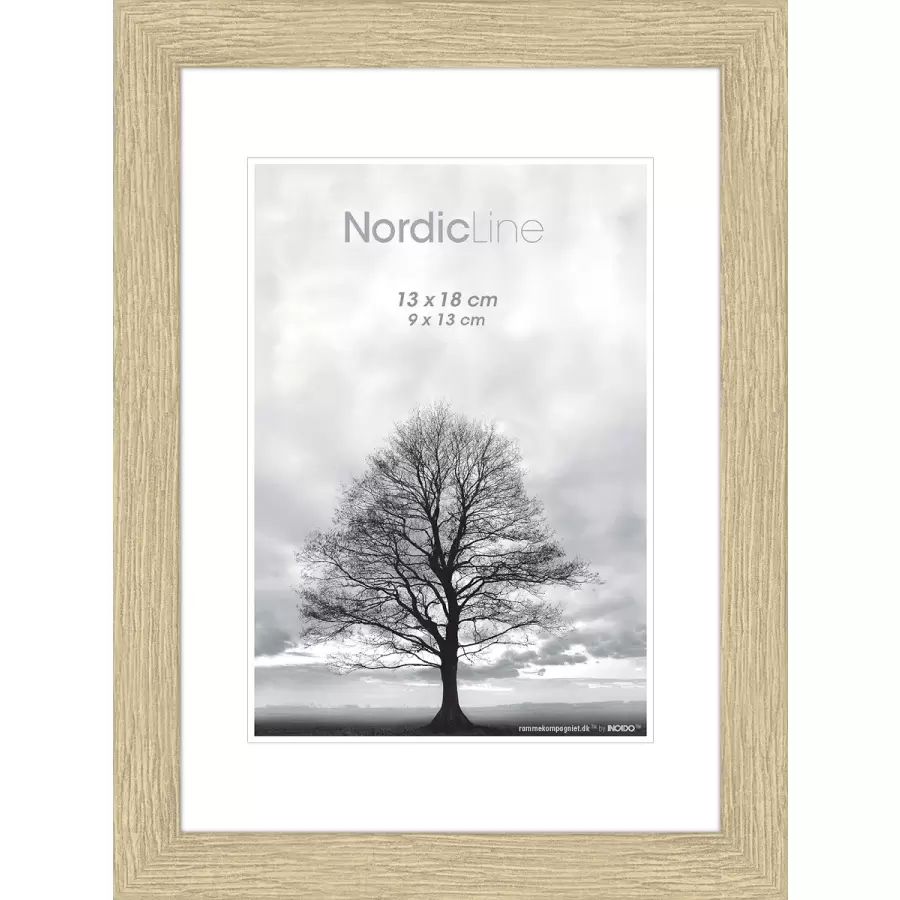 INCADO - Slim Oak med glas, 13*18 