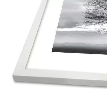 INCADO - Slim White med glas, 30*40 INCADO - Slim White med glas, 30*40