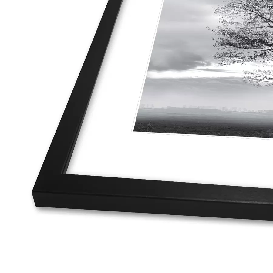 INCADO - Slim Black med glas, 20*20 