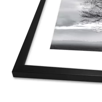 INCADO - Slim Black med glas, 30*30 INCADO - Slim Black med glas, 30*30
