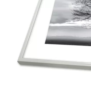INCADO - Minimal White med glas, 50*70 - Hent selv INCADO - Minimal White med glas, 50*70 - Hent selv