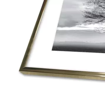 INCADO - Minimal messing med glas, 70*100 - Hent selv INCADO - Minimal messing med glas, 70*100 - Hent selv