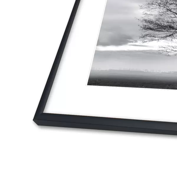 INCADO - Minimal Black med glas, 18*24 INCADO - Minimal Black med glas, 18*24