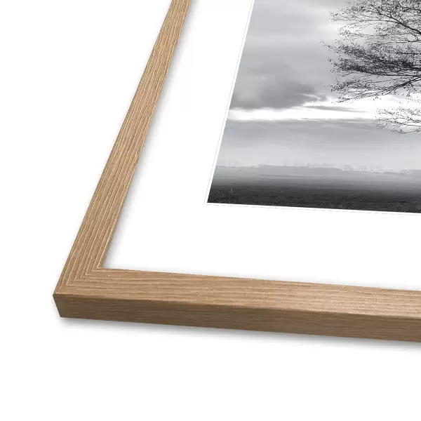 INCADO - Solid Oak med glas, 10*15