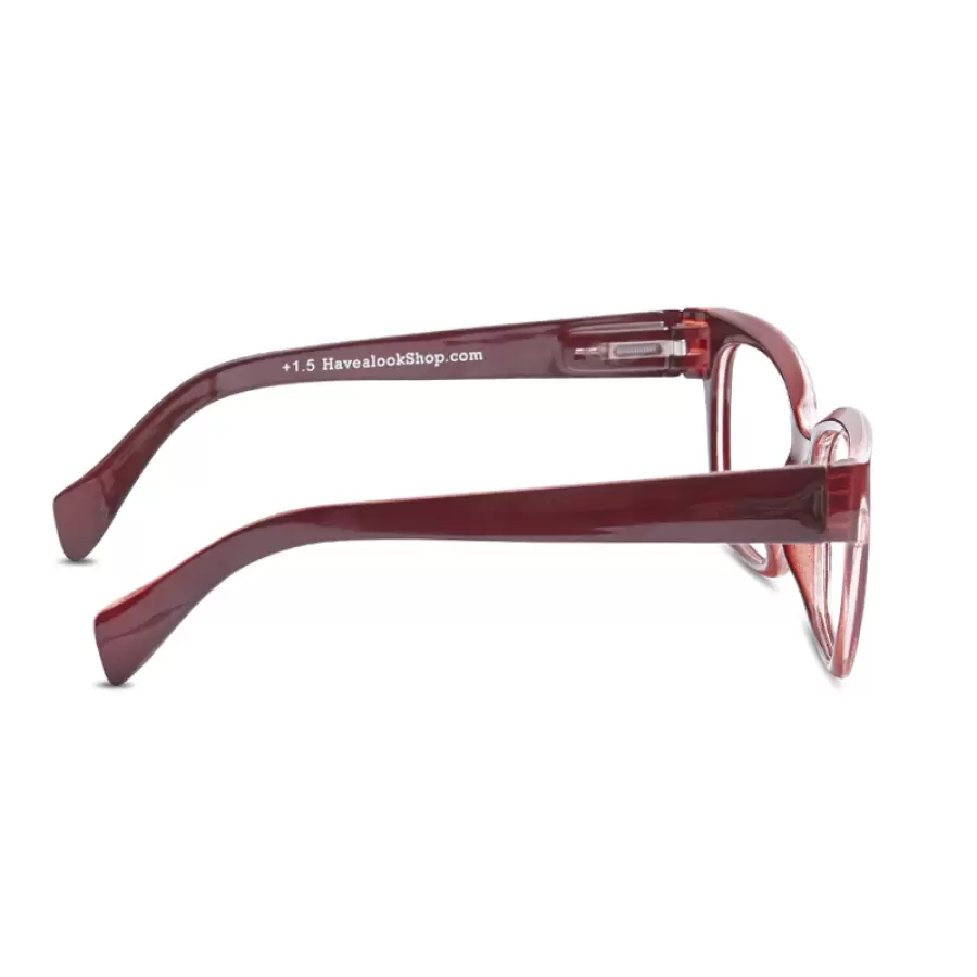 Have A Look - Læsebrille Mood, Dark red