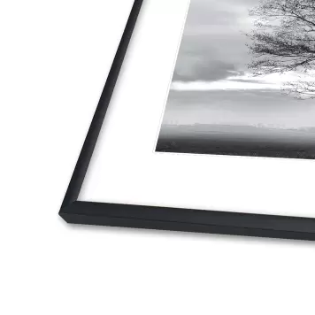 INCADO - Minimal Black med glas, 30*40 INCADO - Minimal Black med glas, 30*40