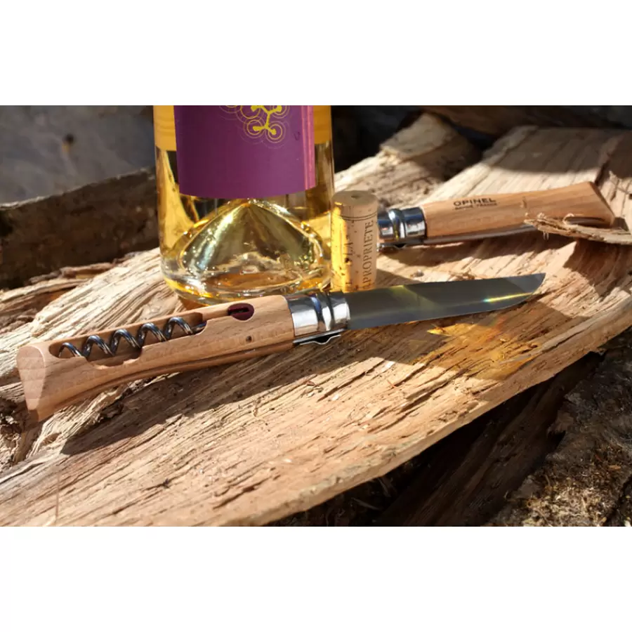 Opinel/Gourmet Supply - Opinel No. 10  foldekniv med proptrækker